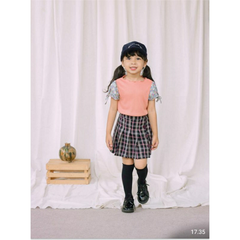 POPPY SKIRT 1-6 TAHUN ROK ANAK PEREMPUAN FLANEL