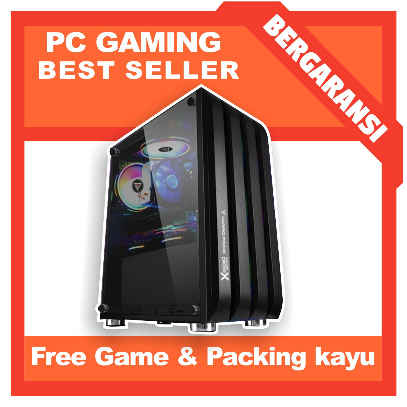 PC GAMING I3 GEN 10 I3 10100F | SSD M2 NVME 120GB | RAM 16GB