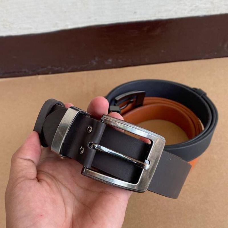 IKAT PINGGANG PRIA KULIT SAPI ASLI ORIGINAL 4CM