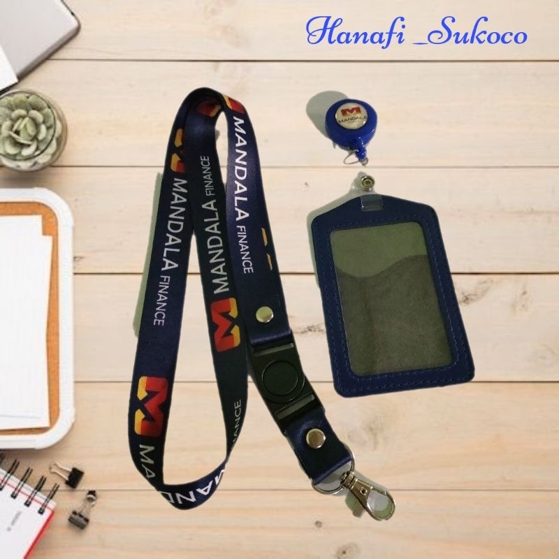 Tali id card Mandala finance [READY STOK] Lanyard printing satuan