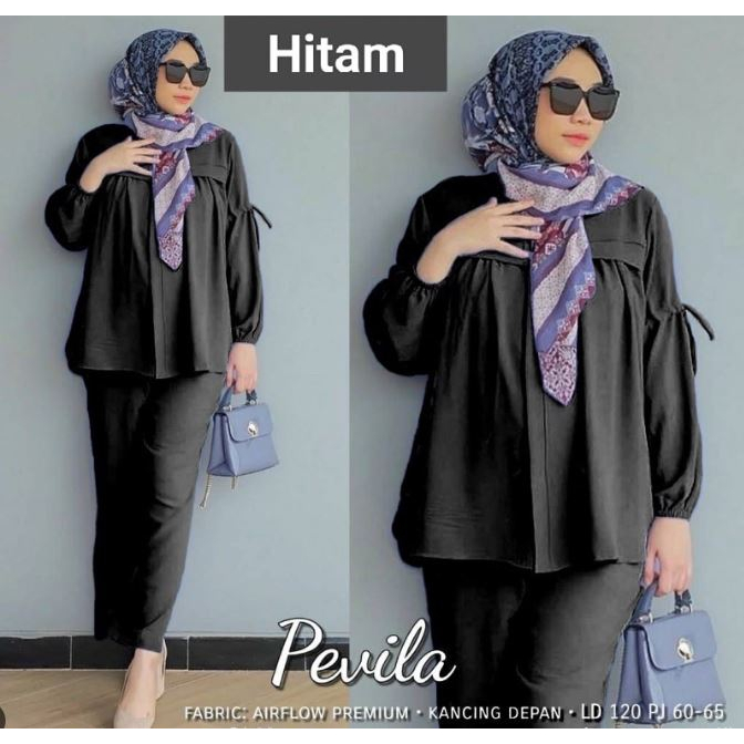 SETELAN PEVILA - ONE SET WANITA UMBO - SET PEVILA JUMBO -  ONE SET WANITA XXL / baju wanita kekinian / setcel wanita one set wanita terbaru