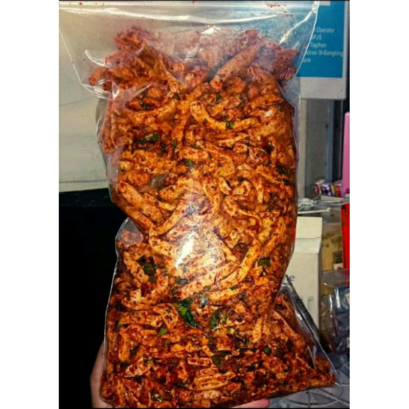 

Basreng daun jeruk extra pedas murah