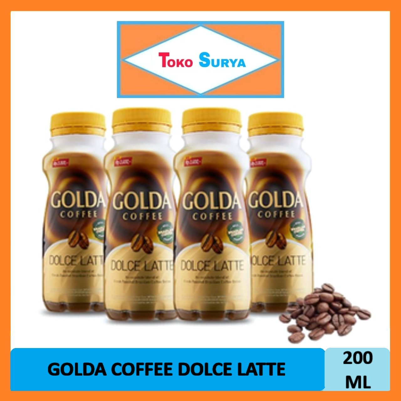 

Golda Coffee Dolce Latte Brazillian Coffee Minuman Kopi Susu 200 Ml