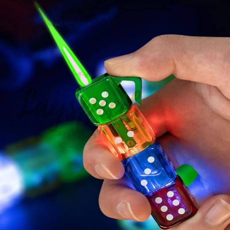 KOREK API DADU BARA JET LAMPU DICE LIGHTER