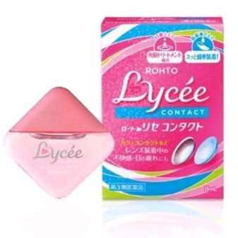 Rohto Lycee Contact Lens Lycee Softflens Eyedrop (Tetes Mata untuk Contact Lens) Original Japan