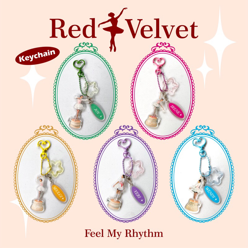 KEYCHAIN RED VELVET (FEEL MY RHYTHM VERSION)