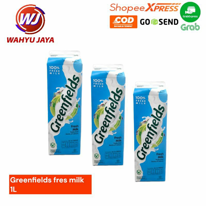 

Greenfields fresh milk 1L