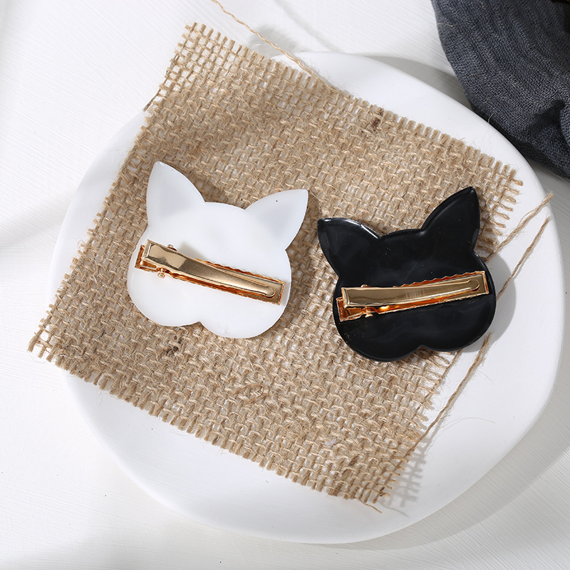 AC094 Jepit Rambut Poni Hair Pin Kucing Karakter Neko Korea