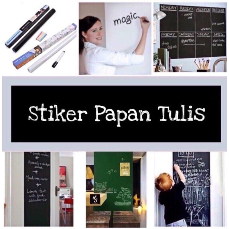 

Papan tulis stiker solusi practic untuk anak" yg kratif