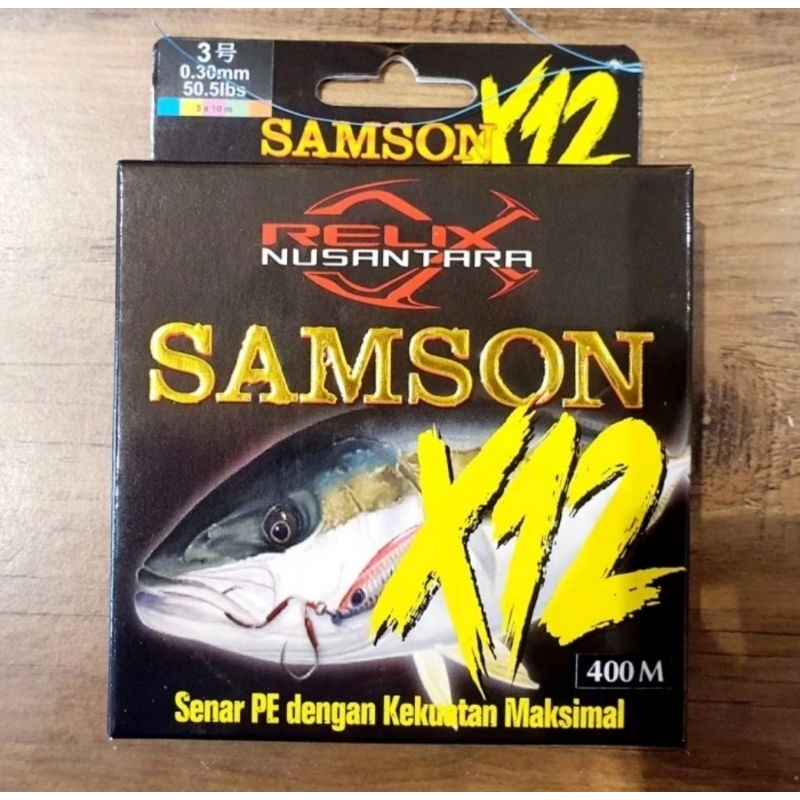 Senar Samson X12 Pe 3 400m Relix Nusantara