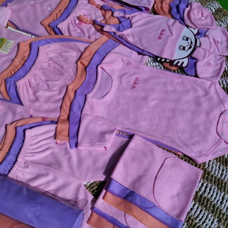 51 PCS Paket Perlengkapan Bayi Baru Lahir Seri Perempuan Paket Lengkap Terkomplit Baby Newborn talitababywear