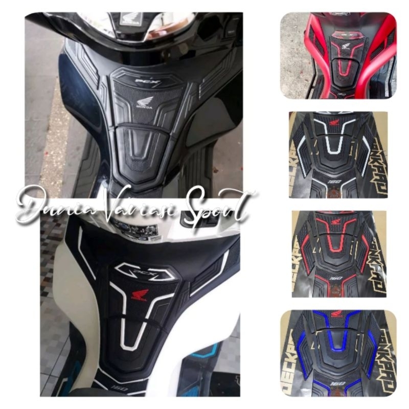 Tankpad Honda PCX 160 New Bahan Karet Premium 3D Merk Adm