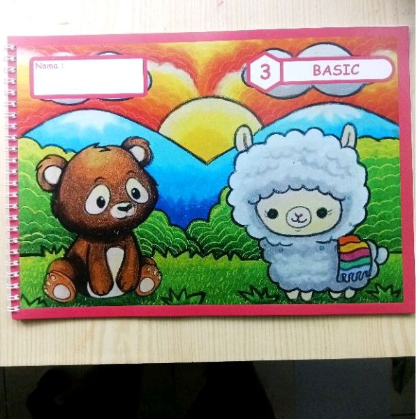 

Buku Crayon level Basic 3 & Buku Drawing Prebasic