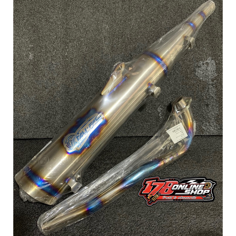knalpot titanium wave supra 125, kharisma original PRODUCT mu-fac Thailand 🇹🇭