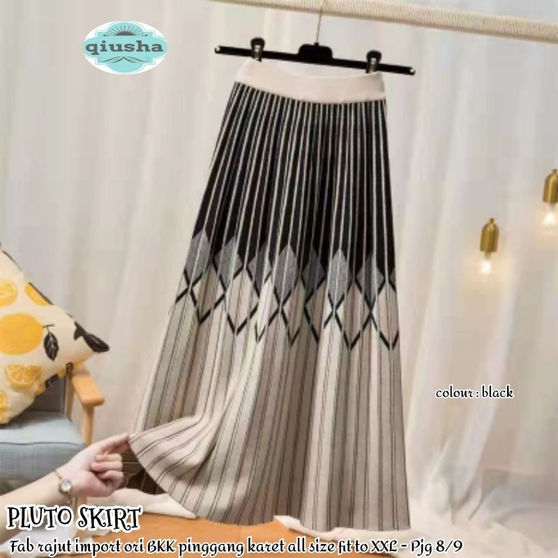 PLUTO KNIT SKIRT ROK RAJUT IMPORT BANGKOK BKK