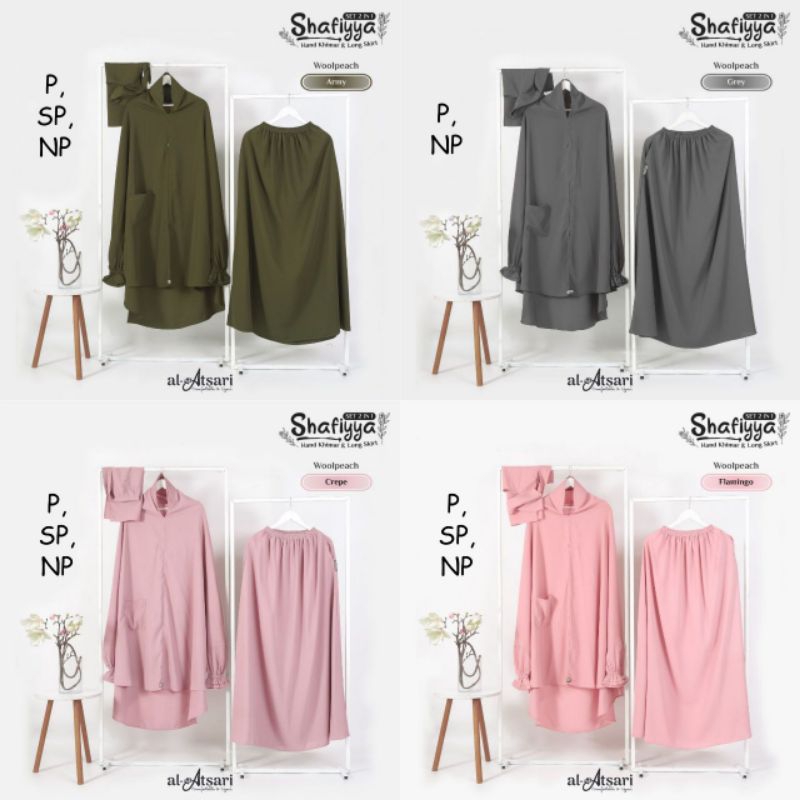 Hand khimar set rok shafiyya al atsari