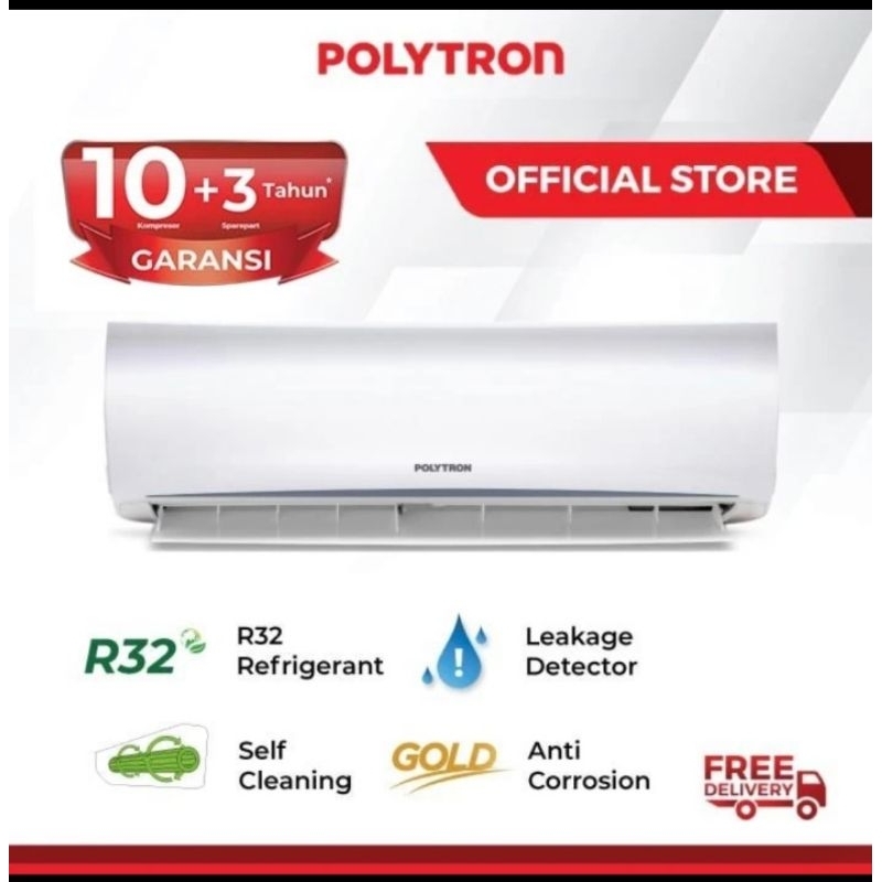 AC Polytron Deluxe 1PK PAC 09VH (Unit Only - Kota Jambi)