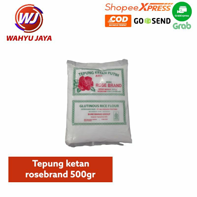 

tepung ketan rose brand 500gr