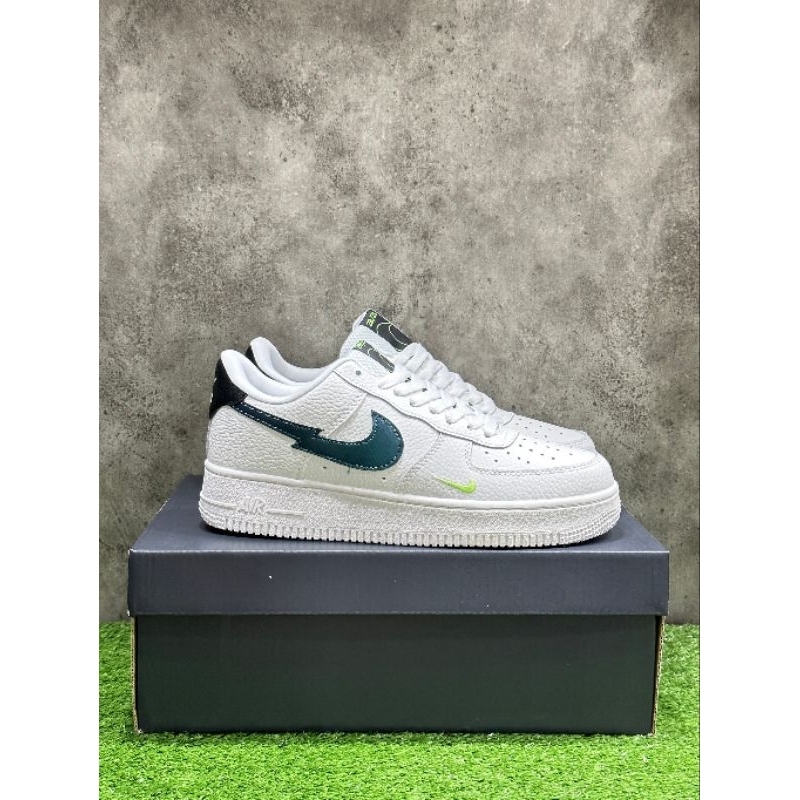 Sepatu Pria Air Force 1 Aquamarine White Green