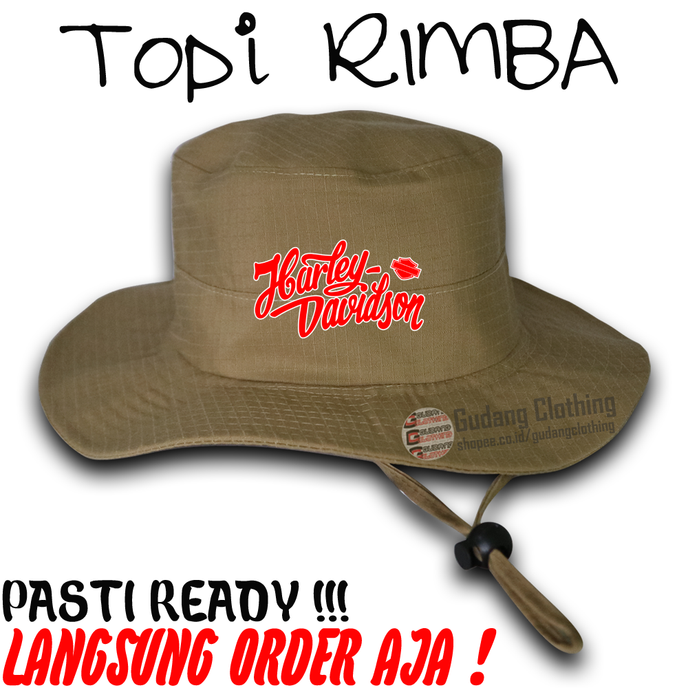 Topi Rimba Harley Davidson Topi Rimba Bucket Rimba Harley Davidson Topi Bucket Harley Davidson Topi 