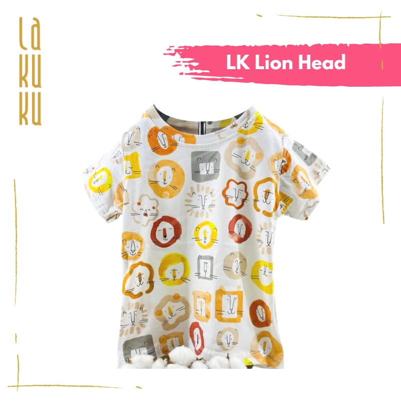 Lakuku - LK cozy is good Printed Tee Top Boy Atasan Baju Kaos Anak Laki 1-7 tahun cotton combed V.2