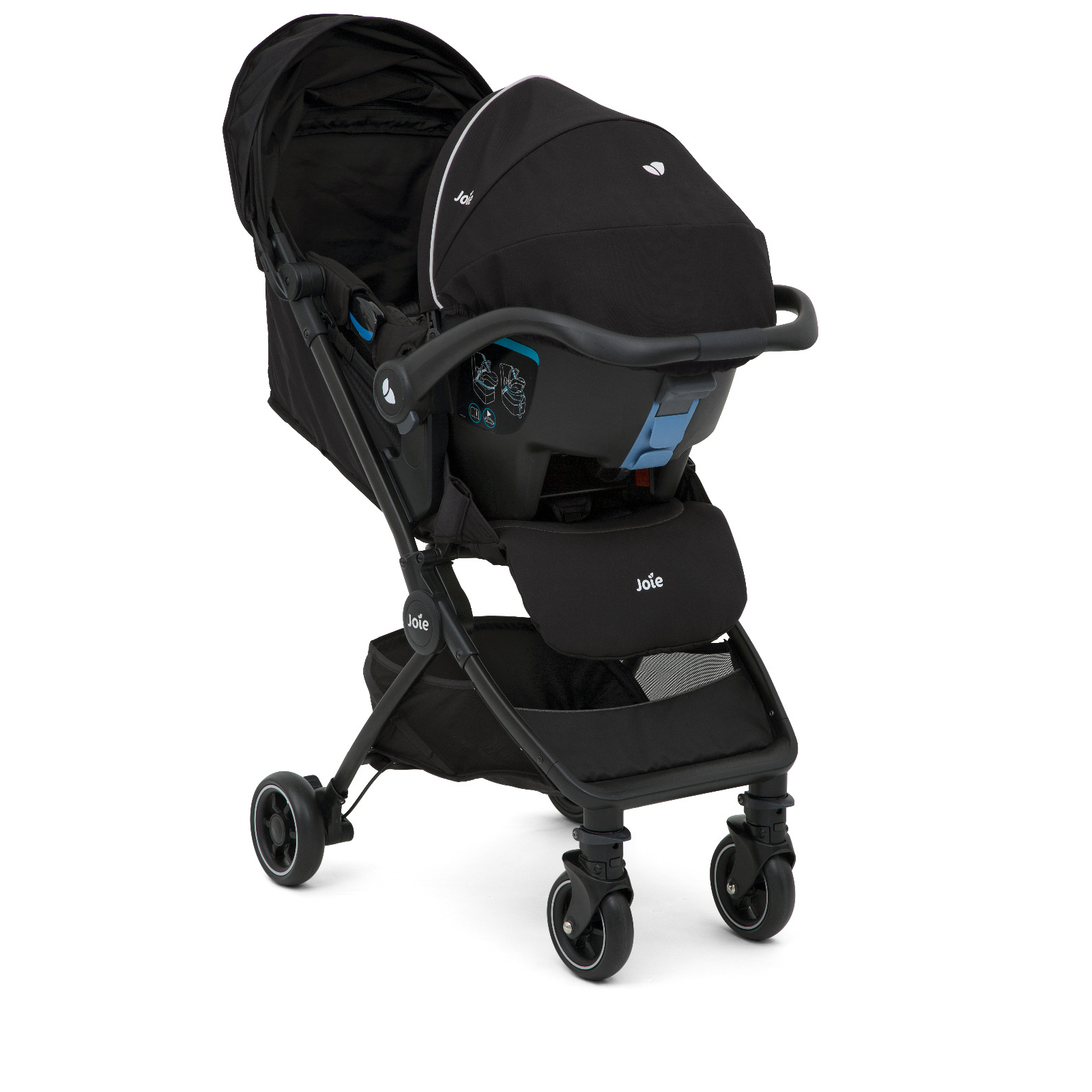 Joie Stroller Pact Travel System Coal - Stroller Bayi / Kereta Dorong Bayi