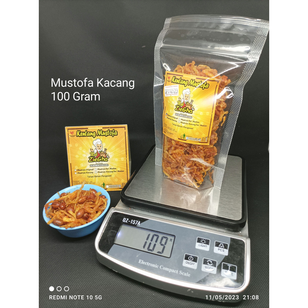

Kentang Mustofa Kacang 100gr Camilan Kering kentang Balado Kentang Pengantin Mak Ziegha Mustofa Kacang 100gr
