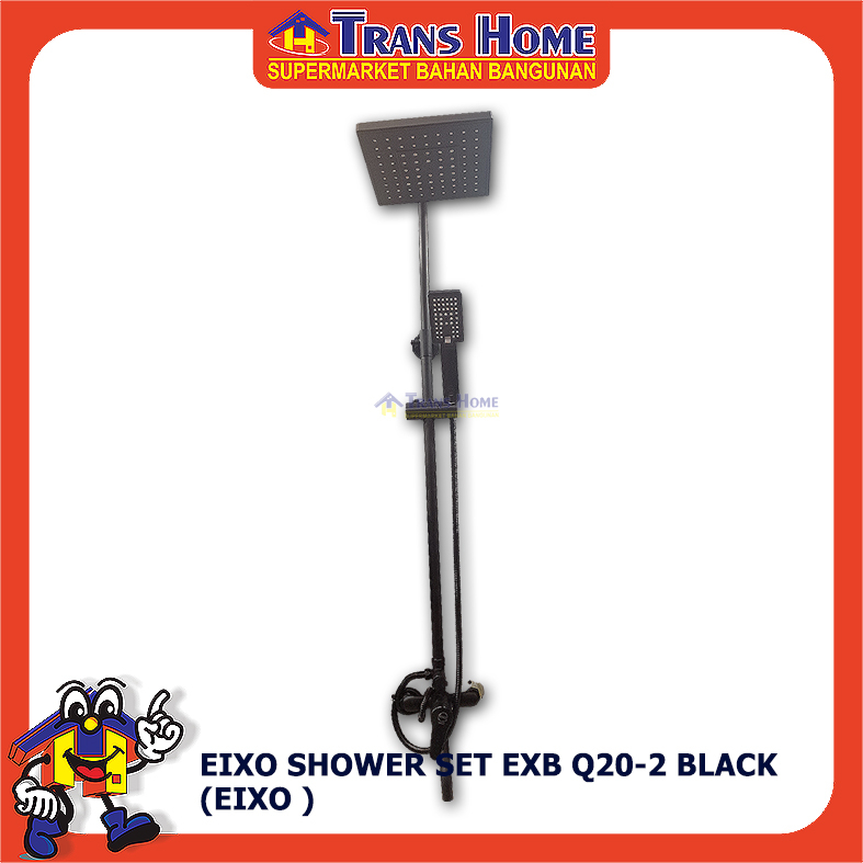 Eixo Shower Kepala dan Shower tangan Set EXB Q20-2 BLACK (EIXO)