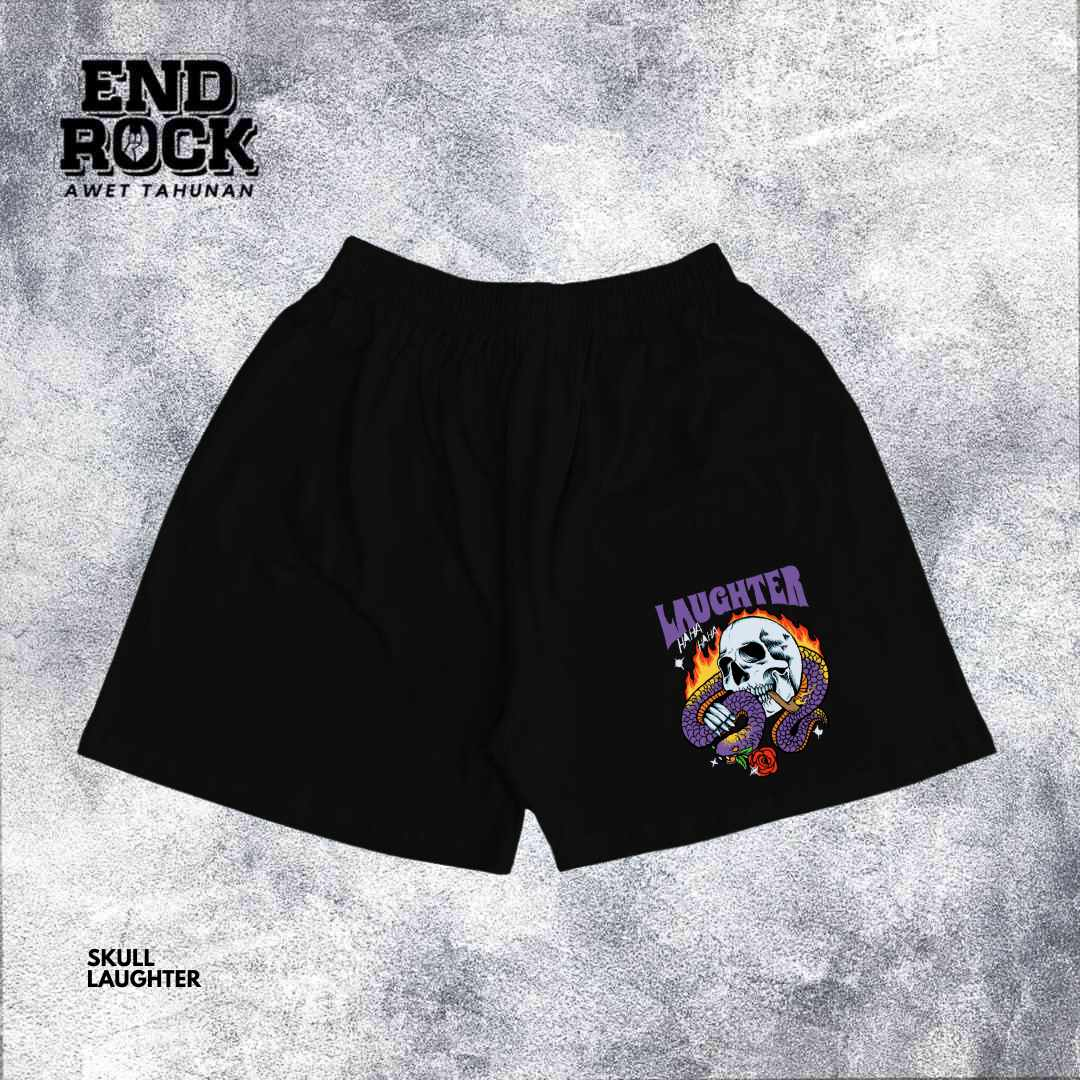 Sweatpants boxer tema &quot;Skull Laughter'