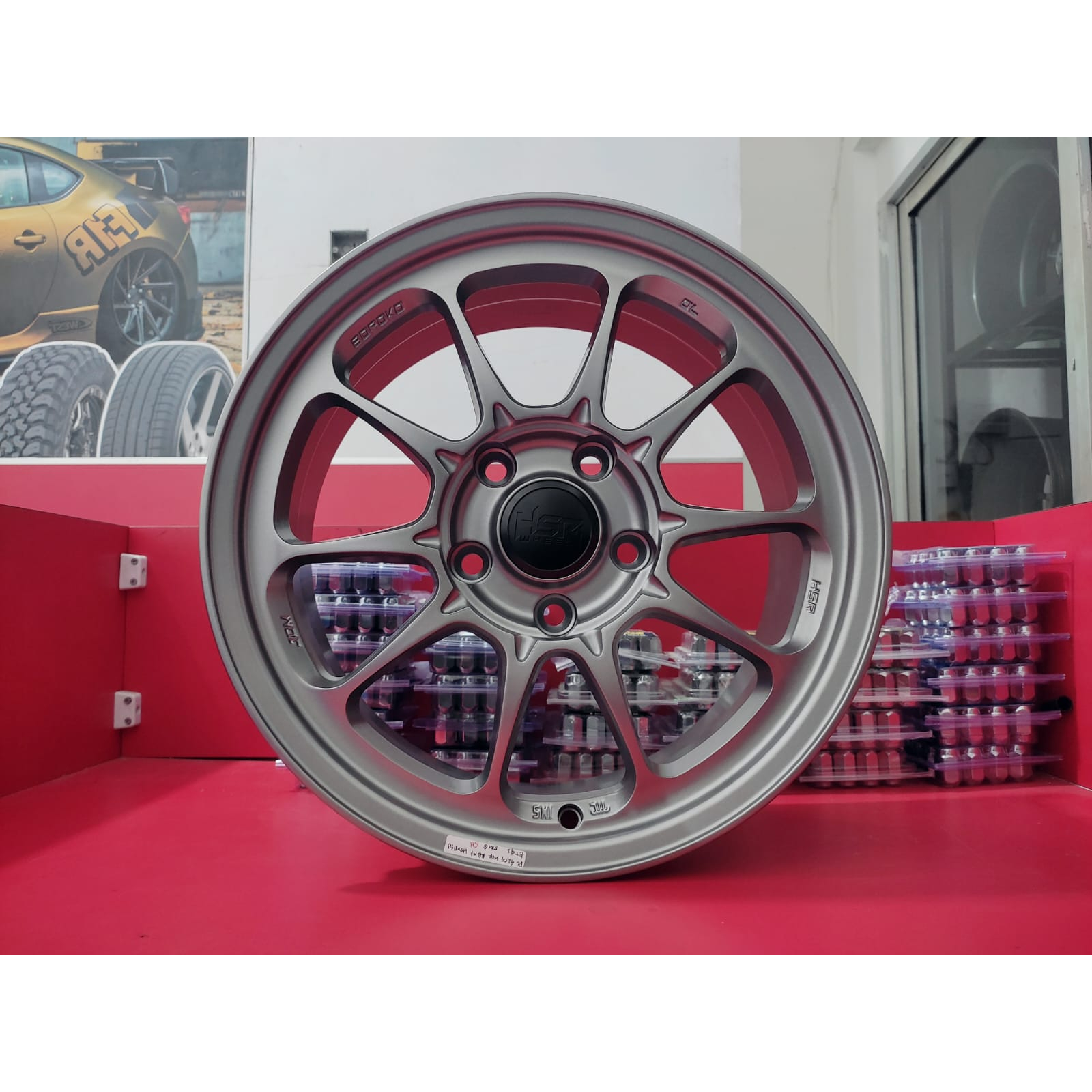 Velg HSR Ring 15 untuk L300, APV, Grand Max, Kuda, Ertiga, dll
