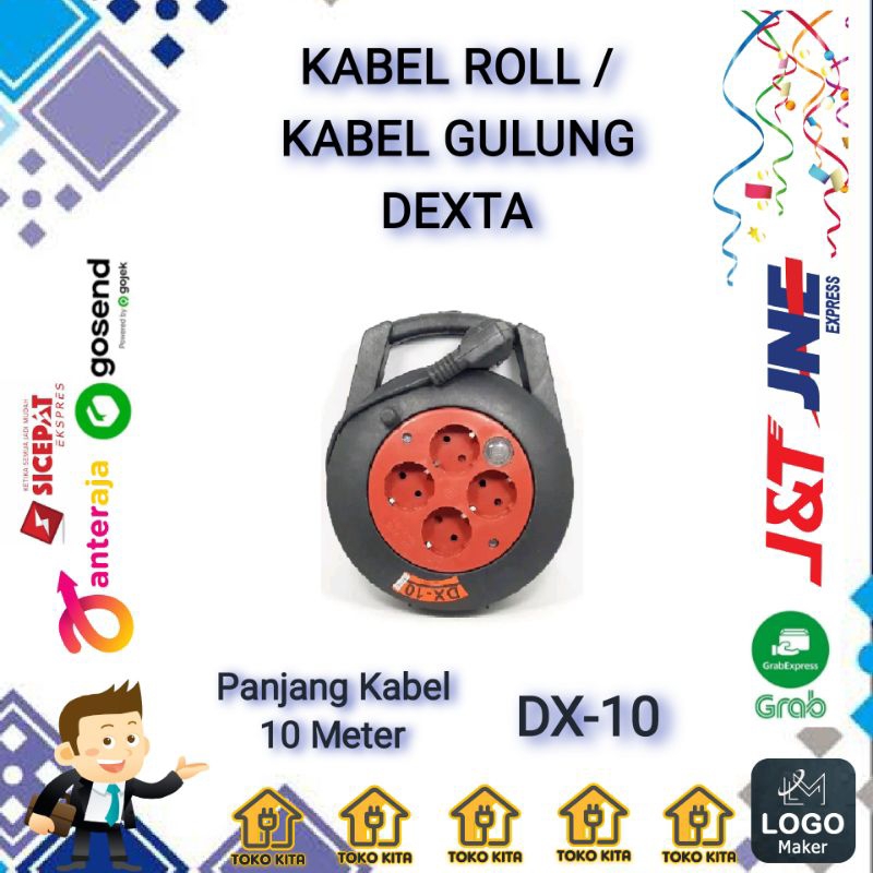 KABEL ROLL / KABEL GULUNG DEXTA DX-10