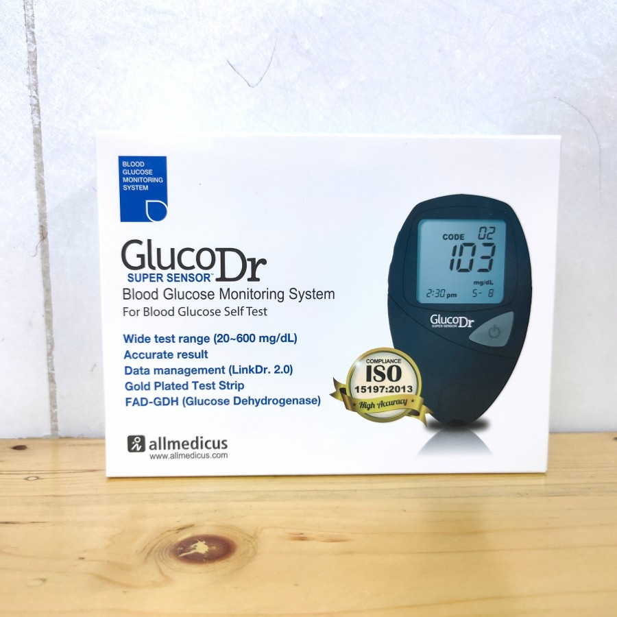 Alat glucoDr Super Sensor AGM-2200 - Alat cek gula darah Terbaik