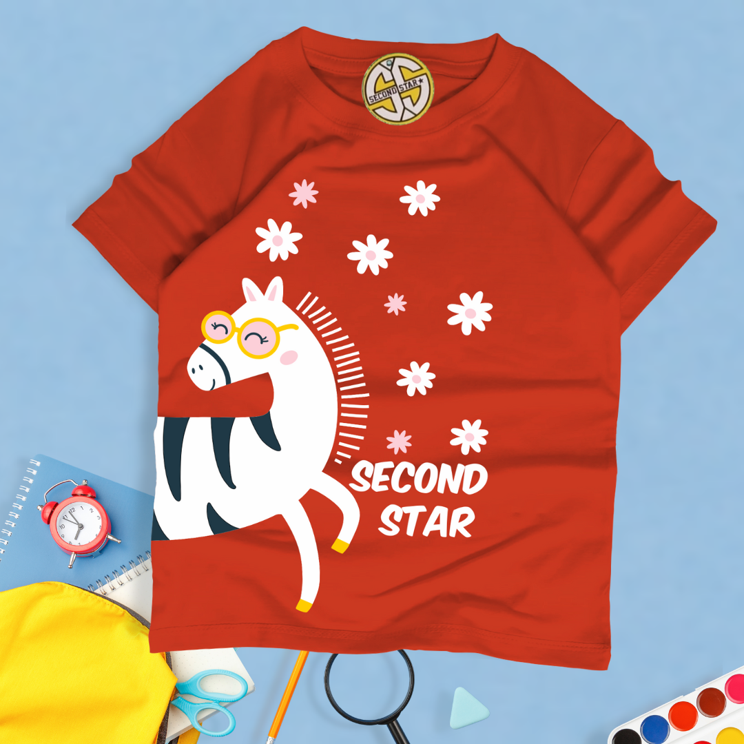 Second Star baju anak perempuan  Kaos oblong 1 - 12 tahun unik Cute Catty