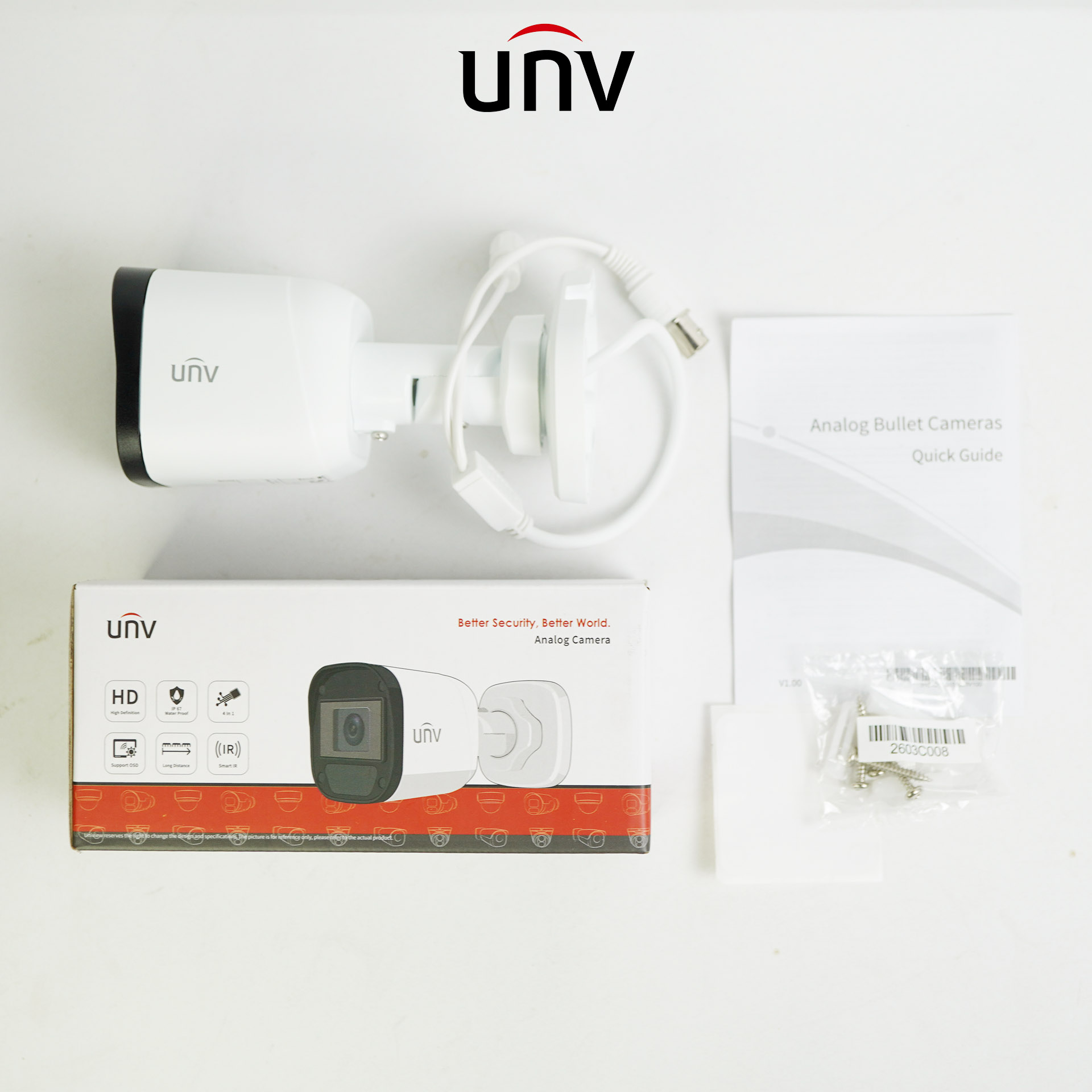 CAMERA CCTV UNIVIEW UAC-B112-F40 2MP OUTDOOR