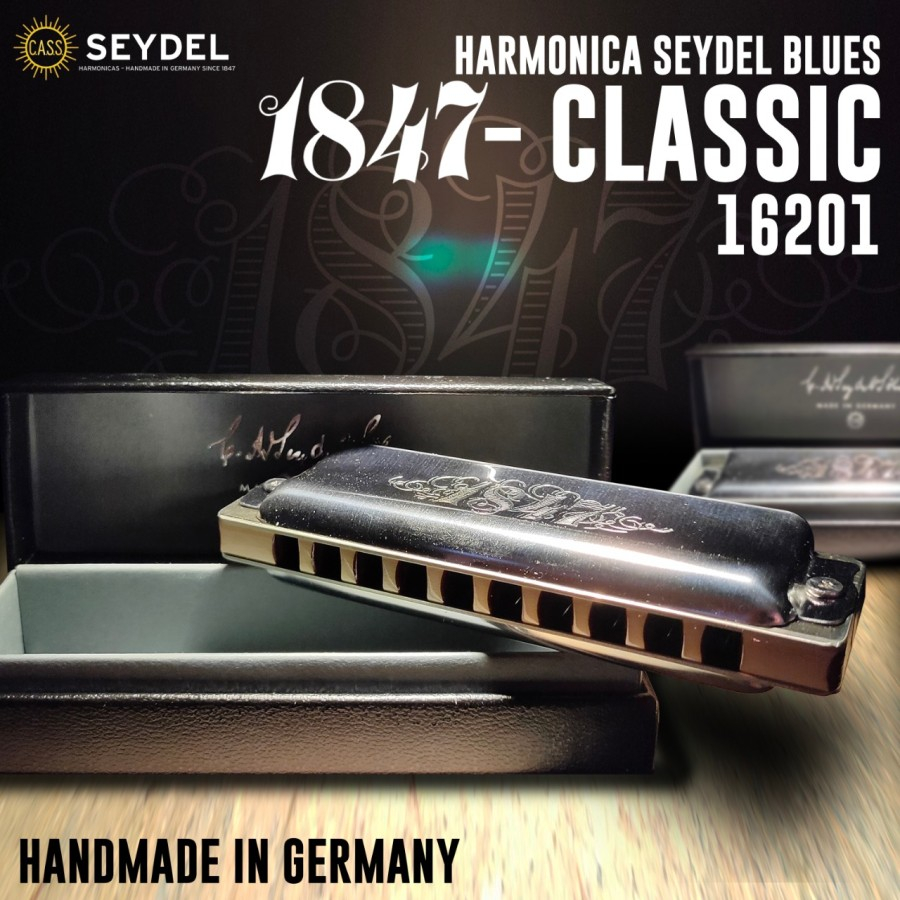 Harmonica Harmonika Seydel Blues 1847 Classic 16201 Diatonic - C Rp1.310.000