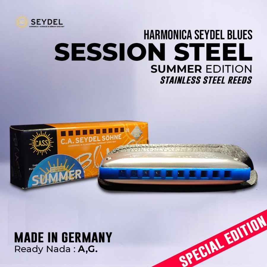 Harmonica Harmonika Seydel Blues Session Steel Summer Edition - C Rp940.000