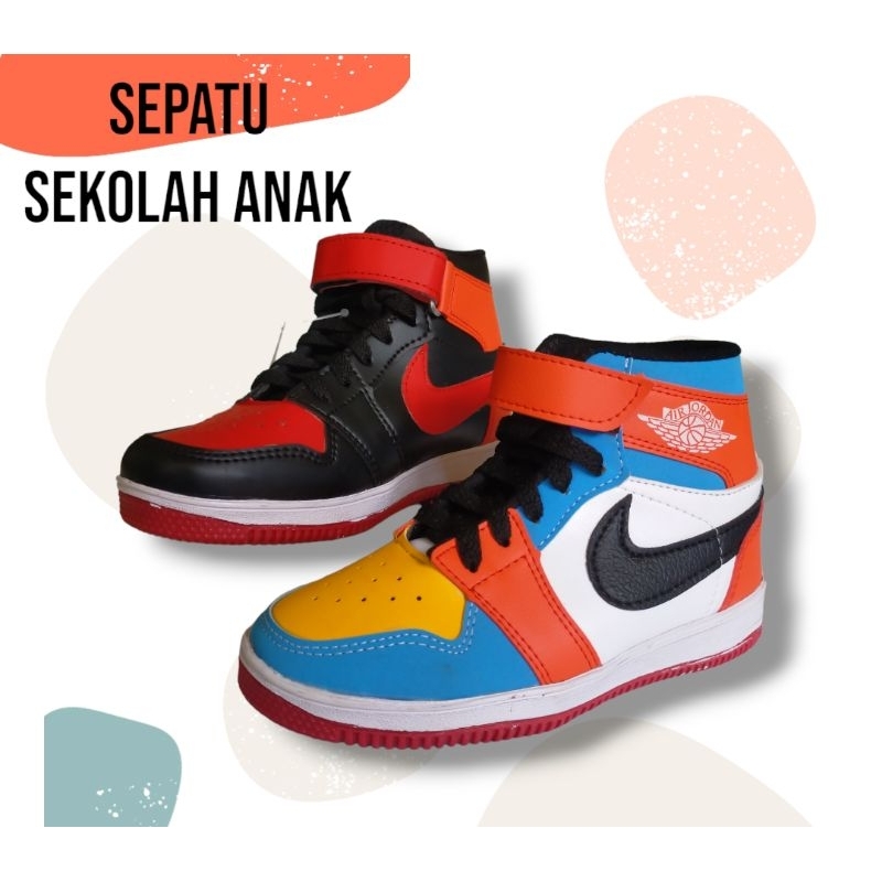 SEPATU SEKOLAH ANAK MODEL JORDAN