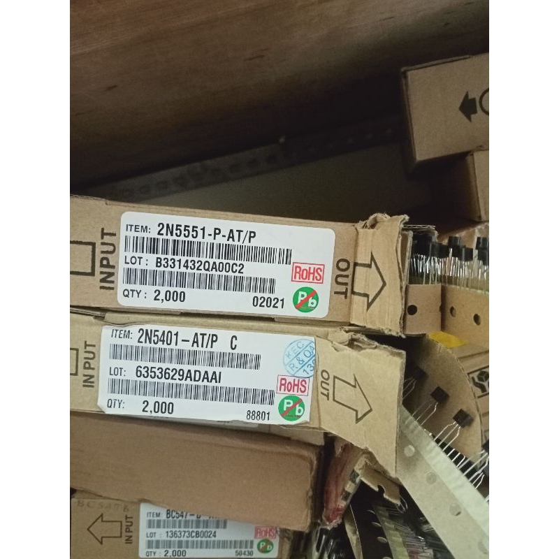 TR KEC 2N5551 2N5401 RENTENG ORIGINAL