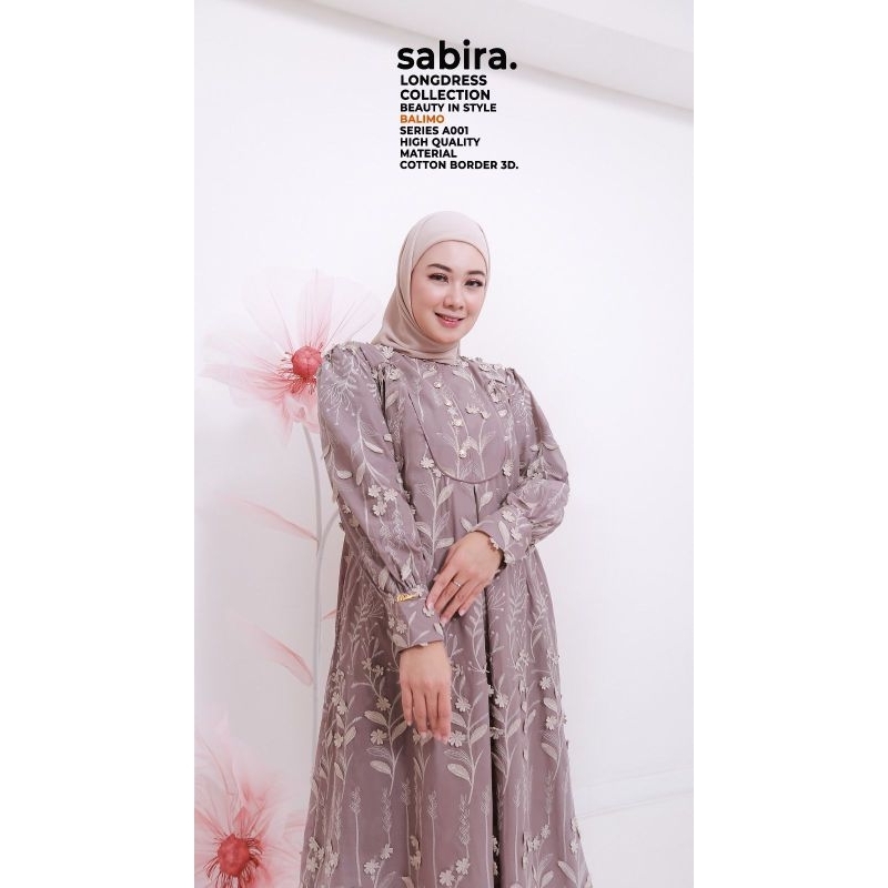 Gamis Dress wanita Terbaru Sabira Dress by Balimo