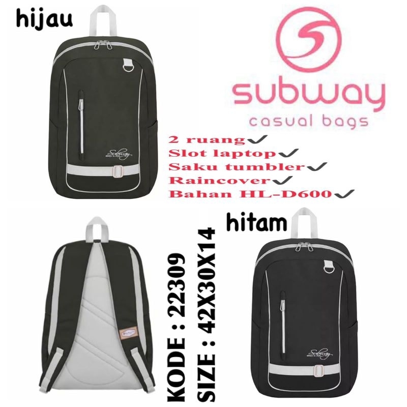 TAS RANSEL SEKOLAH ORIGINAL BY SUBWAY 22309
