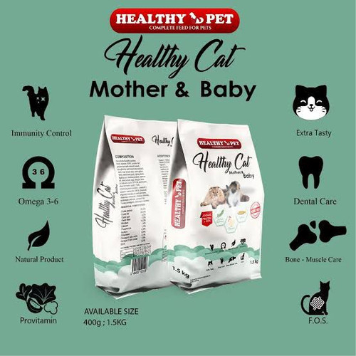 Healthy Pet Mother &amp; baby Cat usia dibawah 4 bulan dry food cat