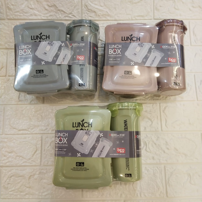 SET TEMPAT MAKAN KAIZIN//SET TEMPAT MAKAN DAN BOTOL MINUM