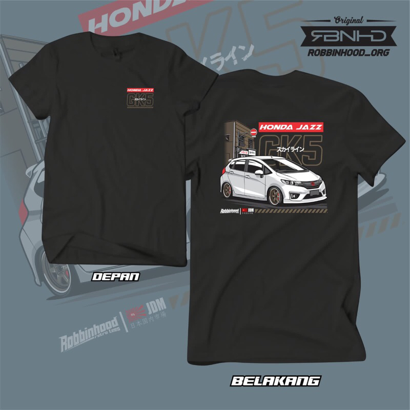 KAOS HONDA JAZZ GK5 KAOS MOBIL KAOS HONDA