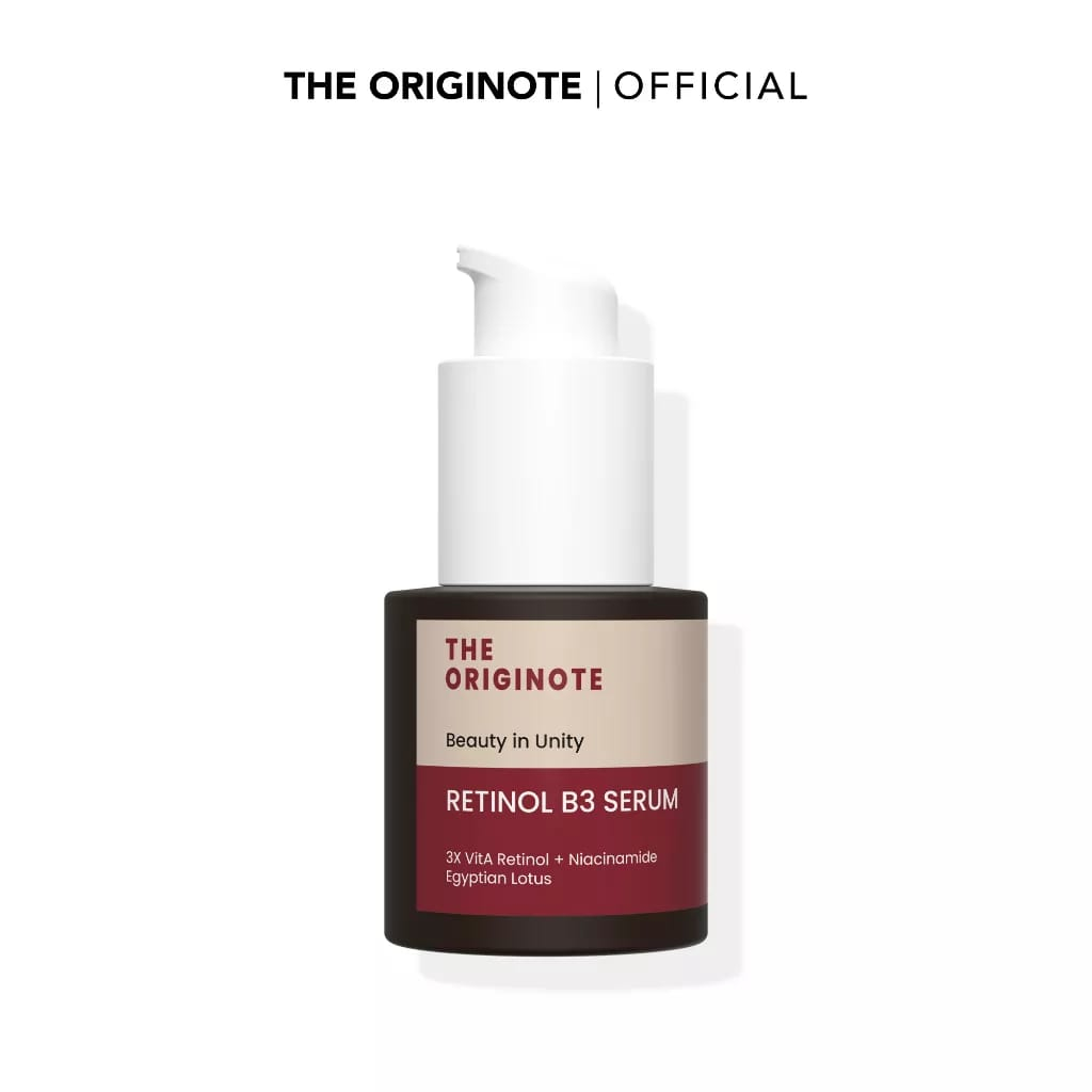 The Originote Retinol B3 Serum - Serum Anti Aging Menyamarkan Garis Halus Meratakan Warna Kulit Mera