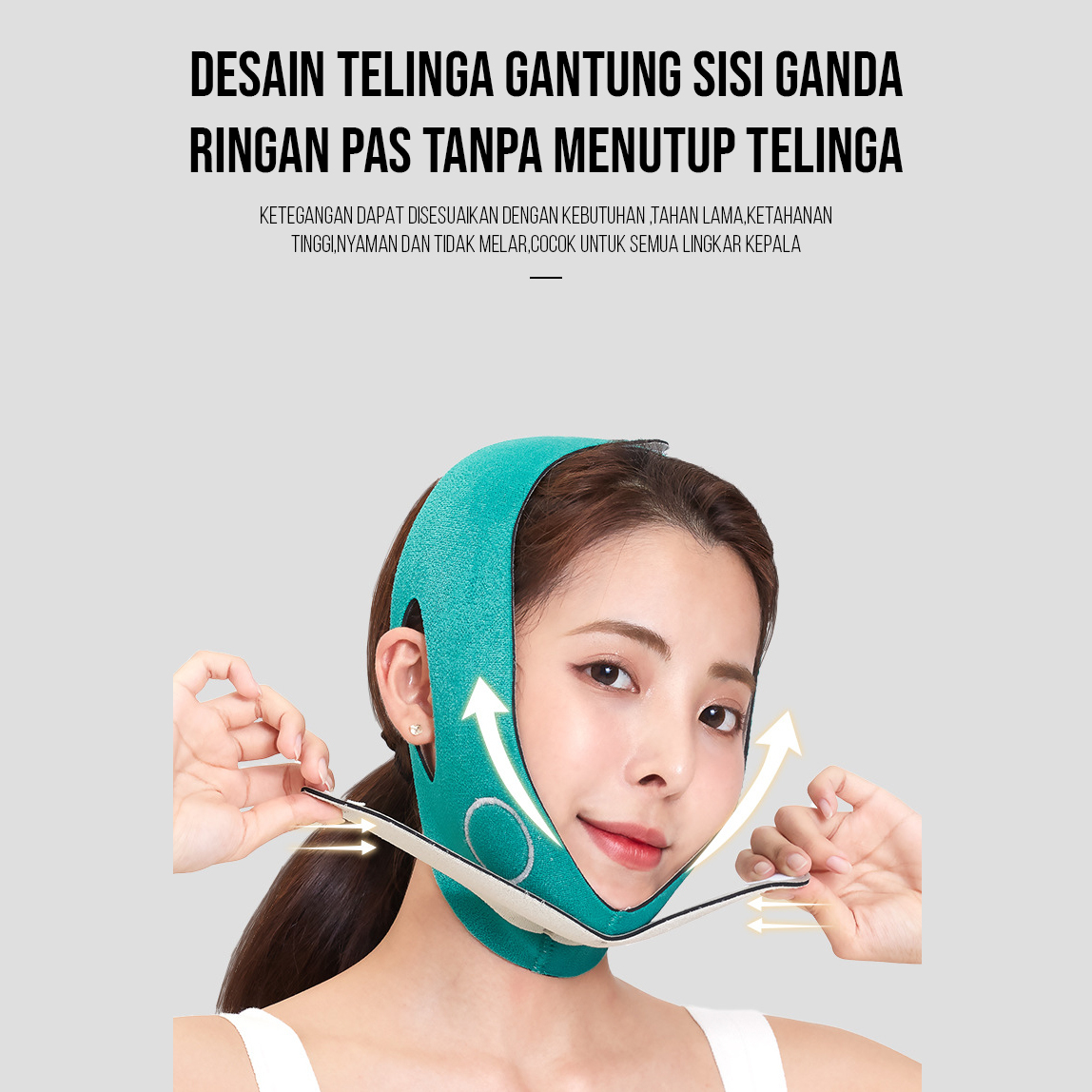 [COD] V shape Slimming Face Penirus Pipi Wajah - Sabuk Penirus Pipi Wajah