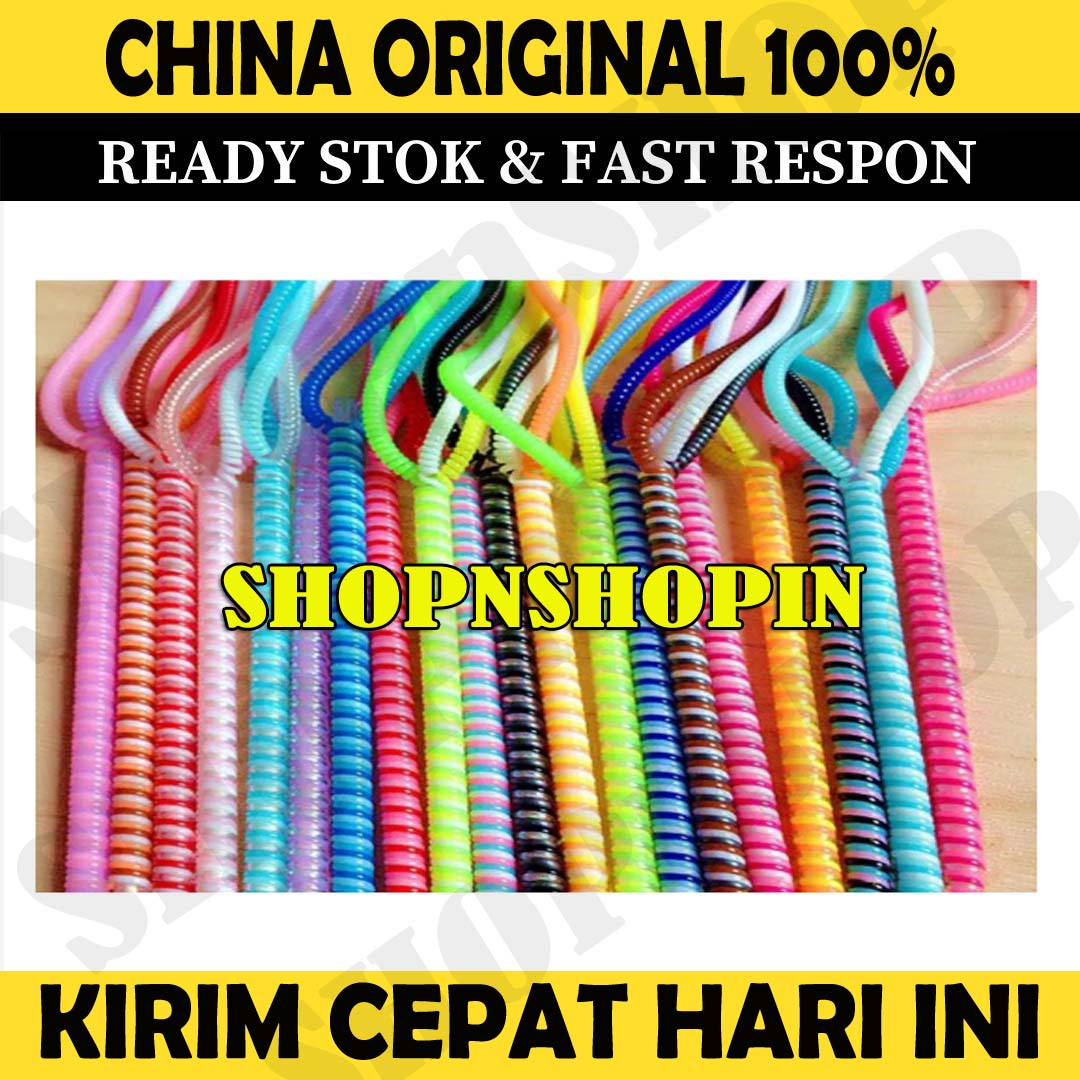 𝟑 𝐩𝐜𝐬 Pelindung Kabel Charger | Pelindung Kabel Charger | Pelindung Kabel Data 2 warna lilitan kabel charger hape