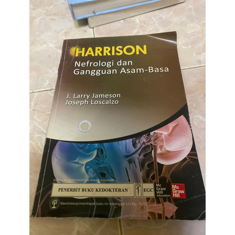 BUKU KEDOKTERAN || HARRISON Nefrologi dan Gangguan Asam Basa