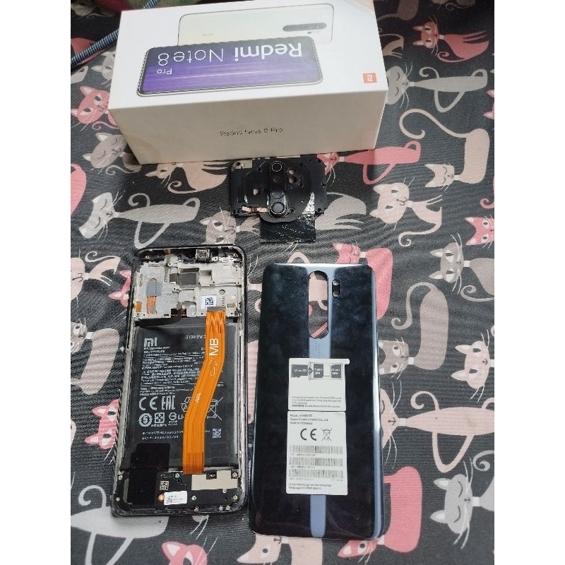 lcd redmi note 8 pro original copotan