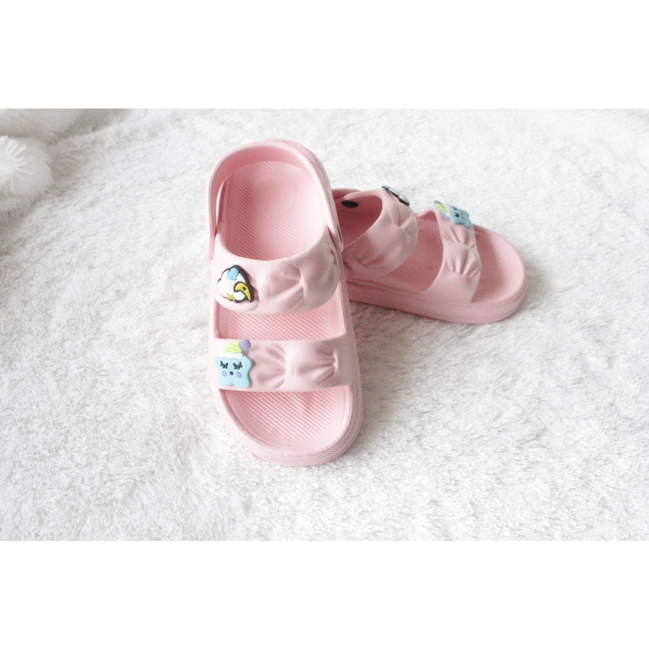 Sandal gunung anak cewe bahan karet eva lentur dan nyaman 30-35