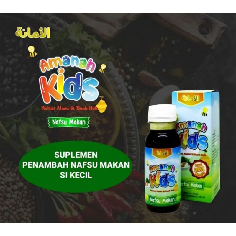 Madu Nafsu Makan Anak Amanah Kids